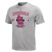 MLB Mens St. Louis Cardinals Opening Series Short Sleeve Basic Tee By Majestic