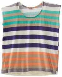 Splendid Girls 7-16 Tropical Stripe Top and Camisole, Bermuda, 12