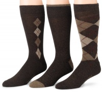 Dockers Men's 3-Pack Metro Argyle Socks