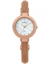 Skagen Women's 107SRCR Roser Gold Mesh Bangle With Swarovski Elements Watch