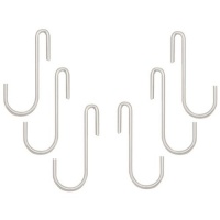 Range Kleen 6-Pack C48 Pot Rack Accessory Hooks, Chrome