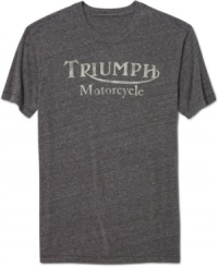 Take control of your look with this retro-look Triumph Motorcycle t-shirt from Lucky Brand Jeans.