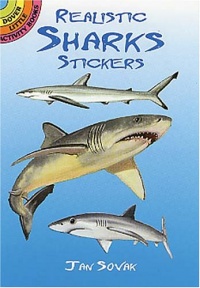 Realistic Sharks Stickers (Dover Little Activity Books Stickers)