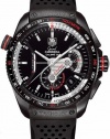 TAG Heuer Men's CAV5185.FT6020 Grand Carrera Automatic Chronograph Black Dial Watch