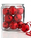 Holiday Lane 2.4 Red Jingle Bells ~ Set of 12 Ornaments