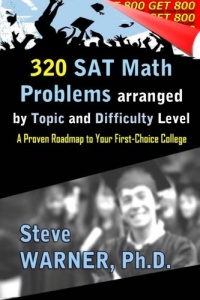 320 SAT Math Problems arranged by Topic and Difficulty Level