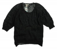 American Rag Womens Crewneck Sweater - Classic Black -