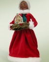 African American Mrs. Claus with Gelatin Mold Figurine