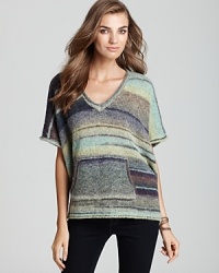 Serene, ocean-inspired stripes enrich this Michael Stars sweater, rendered in a lush wool blend.