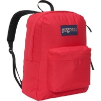 JANSPORT SUPERBREAK BACKPACK SCHOOL BAG - High Risk Red- 5KS