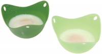 Fusionbrands Set of 2 Silicone Poach Pods - Green