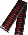 Riverstone Goods Plaid Fringed Soft & Warm Fleece Scarf (Assorted Colors)