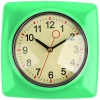 Kikkerland Retro Kitchen Wall Clock, Mint