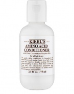 This gentle, daily conditioner is formulated with Wheat Protein and Amino Acids for a light, creamy texture that imparts a healthy-looking shine to hair without weighing it down. With Pure Coconut and Jojoba Oils, our silicone-free preparation helps maintain hair's natural moisture balance to further strengthen hair and improve manageability. For all hair types. 