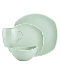 Feature modern elegance on your menu with Classic Fjord place settings. Dansk serves up pale green stoneware in unconventional shapes that are part round, part square, and totally fresh. Complements Classic Fjord metal serveware.