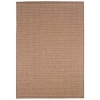 Couristan Recife Saddle Stitch Indoor/Outdoor Area Rug - Cocoa/Natural