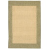 Couristan Recife Checkered Field Indoor/Outdoor Area Rug - Natural/