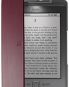 Amazon Kindle Lighted Leather Cover, Wine Purple (does not fit Kindle Paperwhite, Touch, or Keyboard)