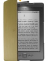 Amazon Kindle Lighted Leather Cover, Olive Green (does not fit Kindle Paperwhite, Touch, or Keyboard)