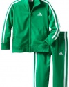 Adidas Boys 2-7 Itb Iconic Tricot Set, Bright Green, 2T