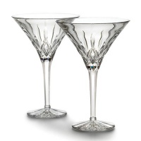 Waterford Crystal Lismore Martini Pair