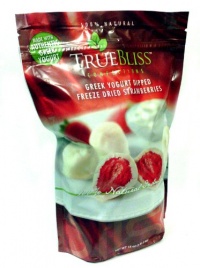 True Bliss Confections Greek Yogurt Dipped Freeze Dried Strawberries 1.125lbs.