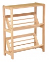 Winsome Wood 2-Tier Bookshelf, Natural