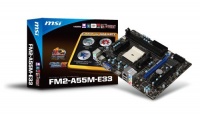 MSI AMD A55 MicroATX DDR3 1600 370 Motherboards FM2-A55M-E33