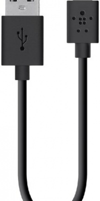 Belkin 8-Pin Lightning to USB ChargeSync Cable for iPhone 5, iPad 4th Gen, iPad mini, and iPod touch 7th Gen, 6 Inches (Black)