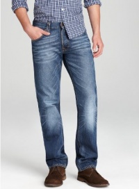 Nudie Jeans Straight Leg Jeans 33x34 Blue Hank Rey Organic Cotton jeans Euro 49 Made in Italy 33/34