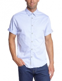 Scotch & Soda Men's Twill Short Sleeve Woven