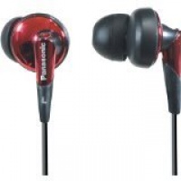 Panasonic RPHJE450R In-Ear Headphone, Red