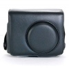 COSMOS ® Black Leather Case Cover Bag For Nikon P7000 Camera + Cosmos cable tie