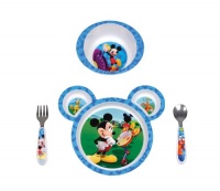 The First Years Mickey Mouse 4 Piece Feeding Set