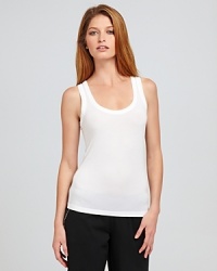 Calvin Klein Underwear layer tank. A soft sheer tank that is great for layering. Style #D2541