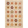 Safavieh Blossom Collection BLM951A Handmade Ivory and Multi Hand Spun Wool Area Rug, 2-Feet by 3-Feet