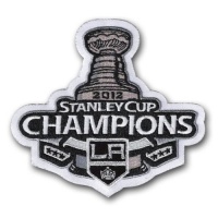 NHL Los Angeles Kings Logo Patch - 2012 Stanley Cup Champions Los Angeles Kings