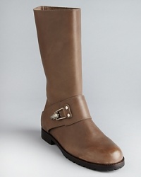 A sophisticated, refined take on the moto boot; from See by Chloé.