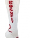 MOXY Socks Ultimate CrossFit Deadlift Socks, White/Red