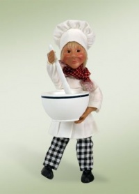 7 Kindles Batter with Mixing Bowl Baker Bendable Poseable Christmas Figure