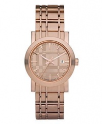 New BURBERRY BU1866 Women's Rose Gold Tone Stainless Steel Watch