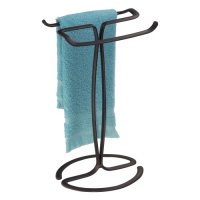 InterDesign Axis Fingertip Towel Holder, Bronze