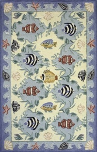 Bliss Collection BLISSBS-09ORG80A0 Area Rug, 8 by 10-Feet