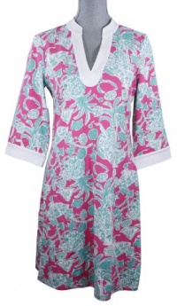 Lilly Pulitzer Joy Tunic Dress Hotty Pink Scorpion Bowl