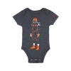 Boys’ Newborn UA Football Glow Bodysuit One Pieces by Under Armour 6/9 Month Combo Infant Carbon Heather