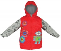 Stephen Joseph Boys 2-7 Boy's Rain Coat, Robot, 2T