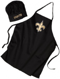 NFL New Orleans Saints Chef Hat and Apron Set