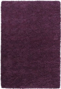 Area Rug 2x3 Rectangle Shag Purple Color - Surya Aros Rug from RugPal