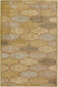 Surya BSL-7131 Basilica Contemporary Area Rug, 8-Feet 8-Inch by 12-Feet, Tan