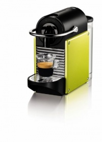 Nespresso Pixie Espresso Maker, Electric Yellow/ Lime